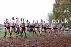 Womens Under-17s 2024 National Cross Country Relays, Berry Hill Park, Mansfield.   Photo: David T. Hewitson/Sports for All Pics